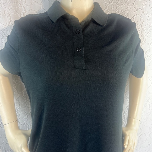 Outdoor Voices Black Birdie Mini Polo Tee Shirt Dress - Picture 3 of 7